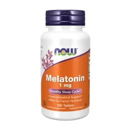 Tabletter NOW Melatonin 1 mg