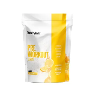 Bodylab pre workout lemon 200 g – PWO