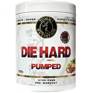 Tommi Nutrition Die Hard Pumped STIM FREE, 550G - TN – PWO