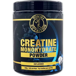 Tommi Nutrition Kreatin Monohydrat 500g, 100% Monohydrat - TN