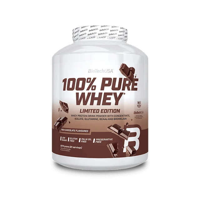 BioTechUSA 100% Pure Whey 2270g Rich Chocolate Nyhet!