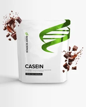 Body Science Casein Double Rich Chocolate 750 g – proteinpulver