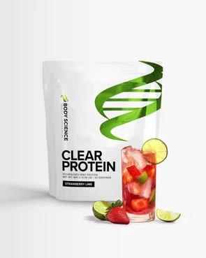 Body Science Clear Protein Strawberry Lime 400 g – proteinpulver