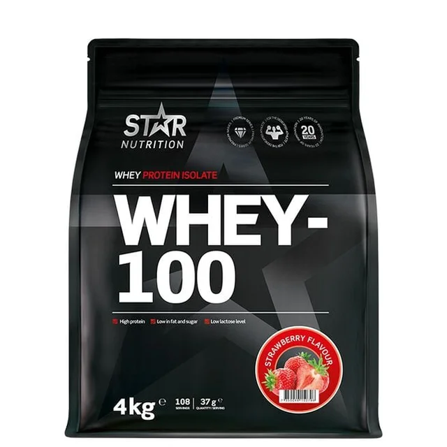 Star Nutrition Whey-100 Myseprotein 4 kg
