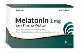 Kapsler Sana Pharma Melatonin 1 mg